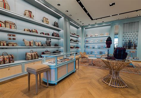 inside gucci|Gucci store interior.